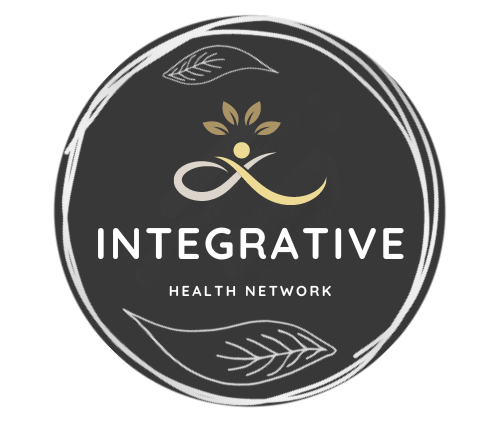 Blue Human Leaf Health Logo