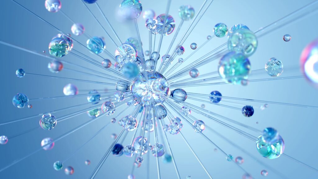pexels-photo-17485657-17485657 3D render abstract digital visualization depicting neural networks and AI technology.